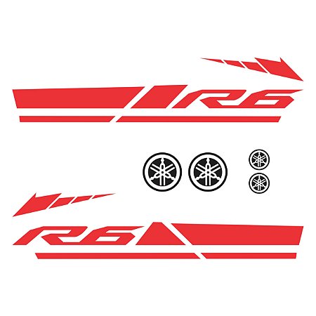 Adesivo Yamaha Yzf R6 2017 à 2018
