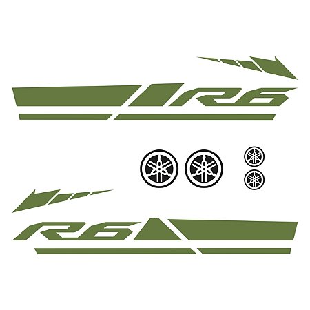 Adesivo Yamaha Yzf R6 2017 à 2018