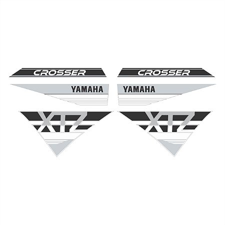 Kit Adesivos Faixa Moto Yamaha Xtz Crosser 150 2022 Emblema