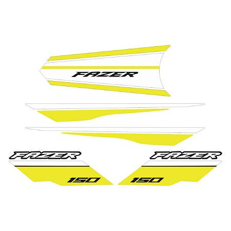Adesivo Yamaha Faixas Fazer 150 2020 à 2021