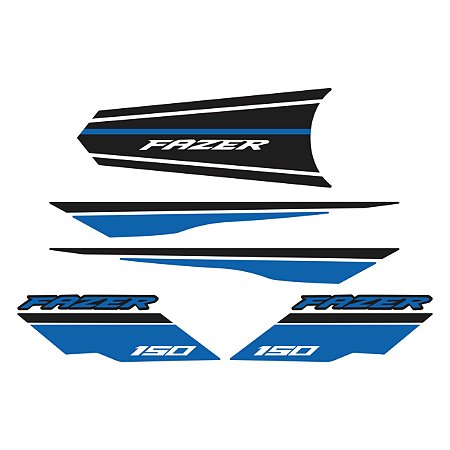 Adesivo Yamaha Faixas Fazer 150 2020 à 2021