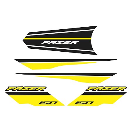 Adesivo Yamaha Faixas Fazer 150 2020 à 2021