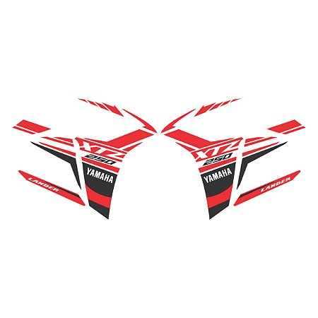 Adesivo Yamaha Lander 2021 Lateral