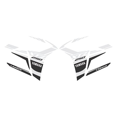 Adesivo Yamaha Lander 2021 Lateral