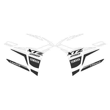 Adesivo Yamaha Lander 2021 Lateral