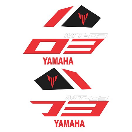 Adesivo Yamaha Mt-03 2016 à 2020