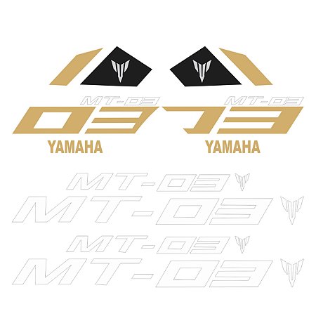 Adesivo Mt-03 2016 à 2020 Logo Para Roda