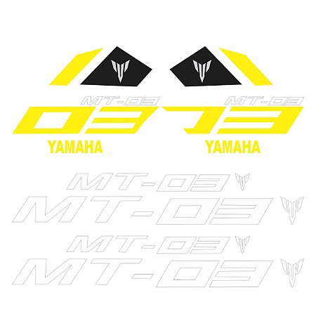 Adesivo Mt-03 2016 à 2020 Logo Para Roda