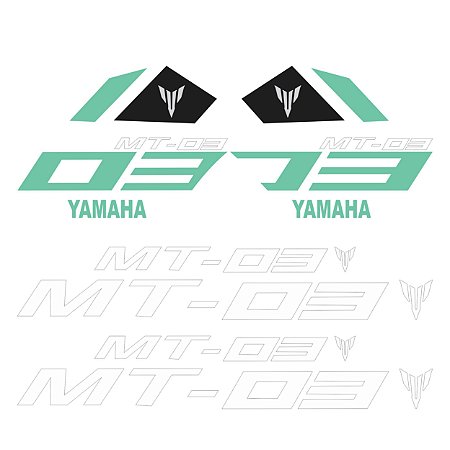 Adesivo Mt-03 2016 à 2020 Logo Para Roda