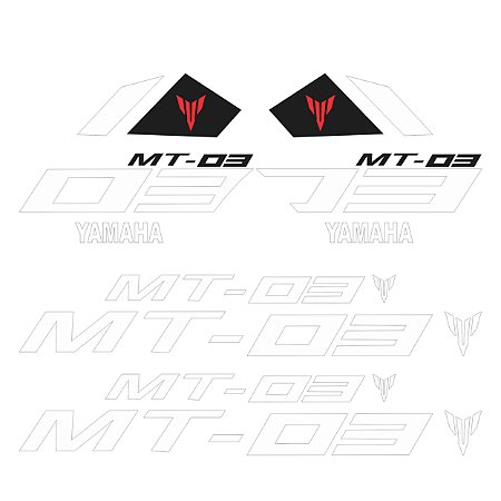 Adesivo Mt-03 2016 à 2020 Logo Para Roda