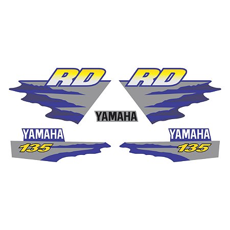 Adesivo Yamaha RD 135 1997 à 2000