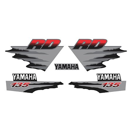 Adesivo Yamaha RD 135 1997 à 2000