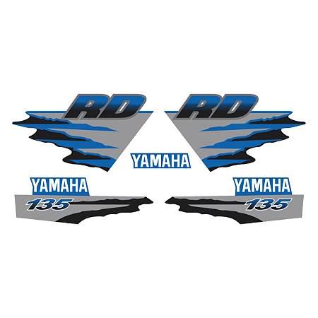 Adesivo Yamaha RD 135 1997 à 2000