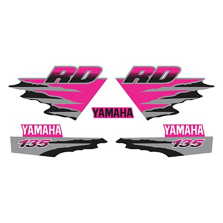 Adesivo Yamaha RD 135 1997 à 2000