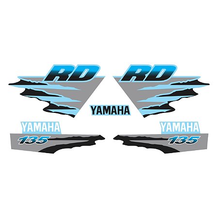Adesivo Yamaha RD 135 1997 à 2000