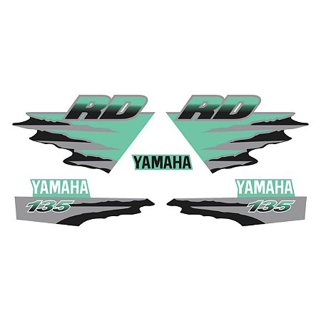 Adesivo Yamaha RD 135 1997 à 2000