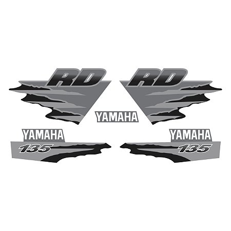 Adesivo Yamaha RD 135 1997 à 2000