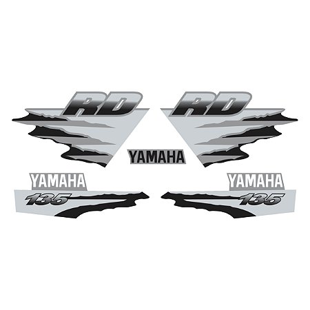 Adesivo Yamaha RD 135 1997 à 2000