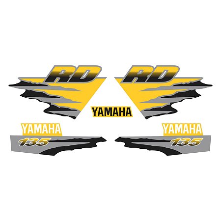 Adesivo Yamaha RD 135 1997 à 2000