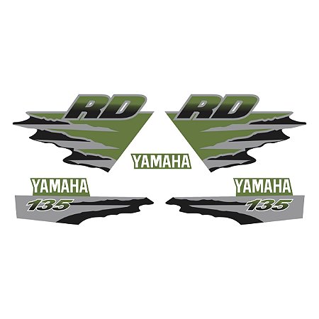 Adesivo Yamaha RD 135 1997 à 2000