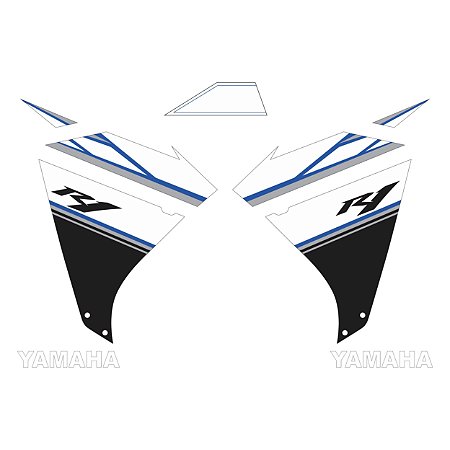 Adesivo Yamaha Yzf R1 2009 à 2012