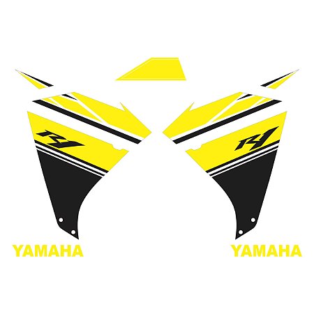 Adesivo Yamaha Yzf R1 2009 à 2012