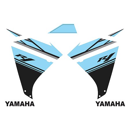 Adesivo Yamaha Yzf R1 2009 à 2012