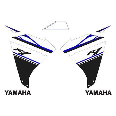 Adesivo Yamaha Yzf R1 2009 à 2012