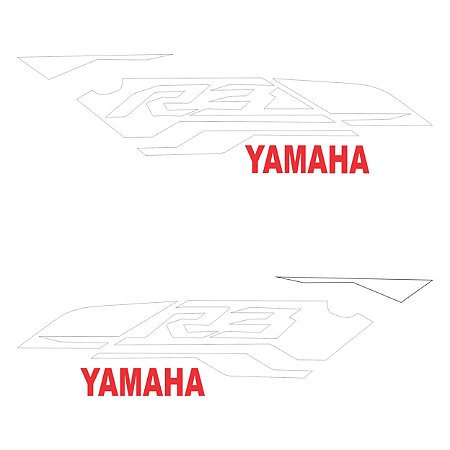 Adesivo Yamaha YZF R3 2016 Lateral