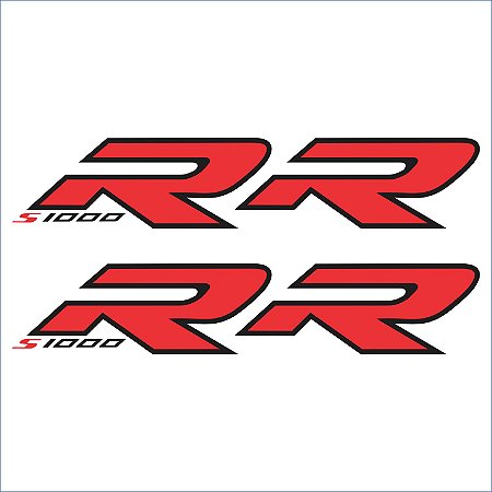 Adesivo Bmw S1000RR Logo Resinado