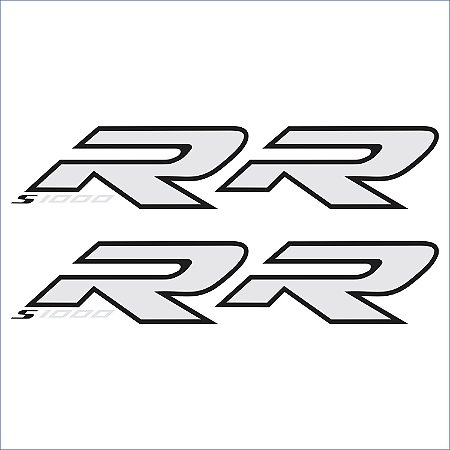 Adesivo Bmw S1000RR Logo Resinado