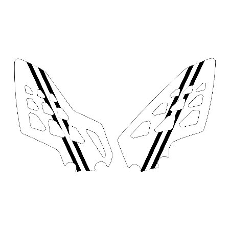 Adesivo S1000rr Pedaleira 2010-2011