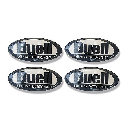 Adesivo Logo Buell Resinado
