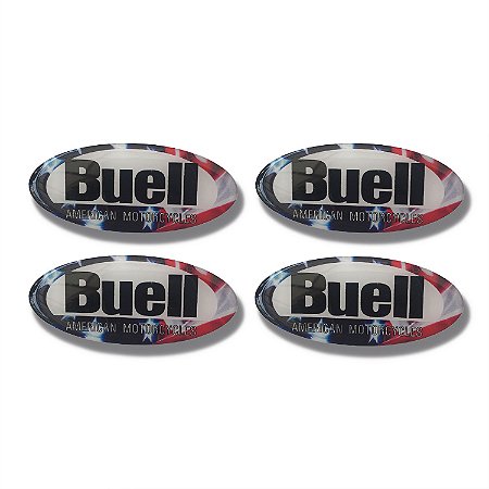 Adesivo Logo Buell Resinado