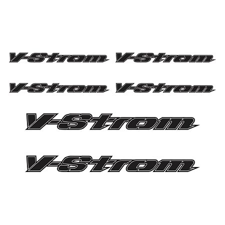 Adesivo Logo V-Strom Resinado