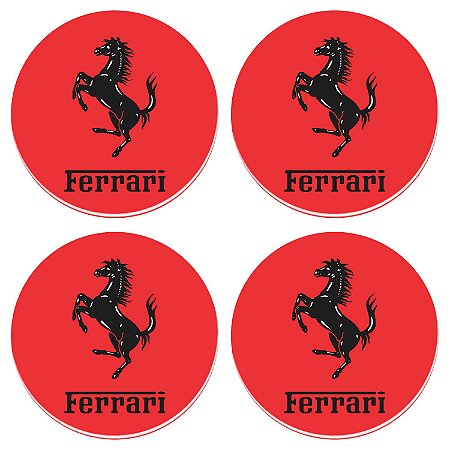 Adesivo Emblema Ferrari Para Roda