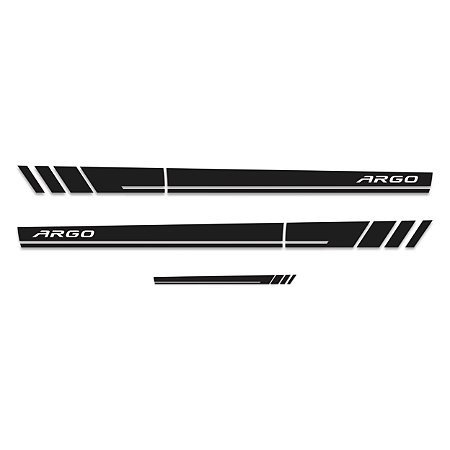 Adesivo Faixa Lateral Sport Fiat Argo Modelo 3