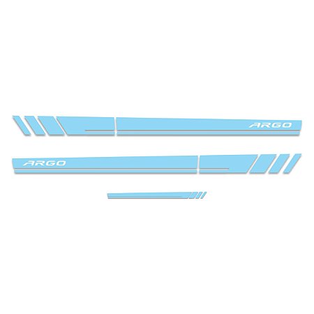 Adesivo Faixa Lateral Sport Fiat Argo Modelo 3