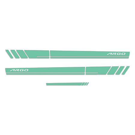 Adesivo Faixa Lateral Sport Fiat Argo Modelo 3