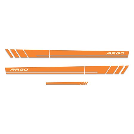 Adesivo Faixa Lateral Sport Fiat Argo Modelo 3