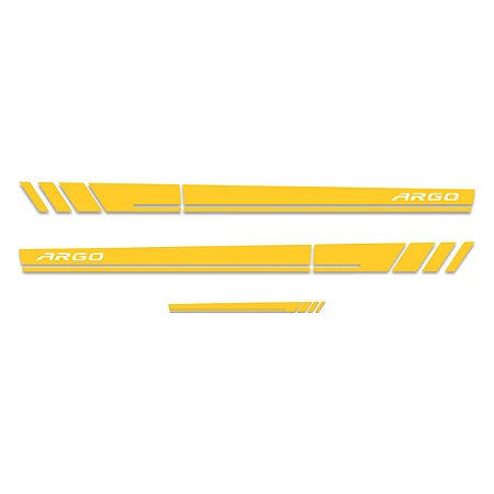 Adesivo Faixa Lateral Sport Fiat Argo Modelo 3