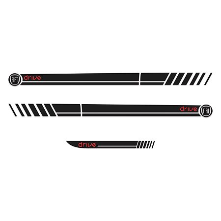 Adesivo Faixa Lateral Sport Fiat Argo Modelo 5