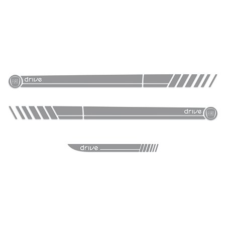 Adesivo Faixa Lateral Sport Fiat Argo Modelo 5