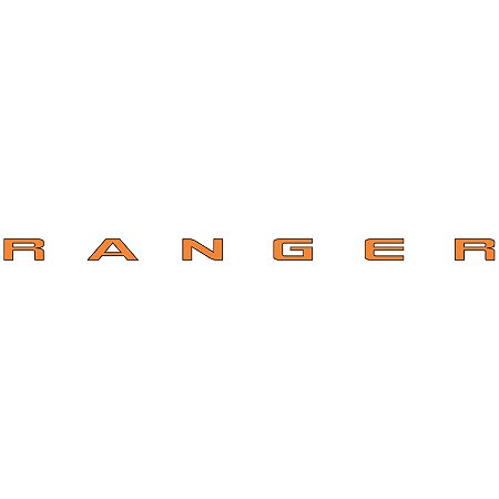 Adesivo Letreiro Tampa Traseira Ford Ranger 2013