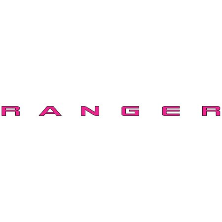 Adesivo Letreiro Tampa Traseira Ford Ranger 2013