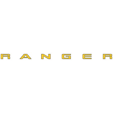 Adesivo Letreiro Tampa Traseira Ford Ranger 2013