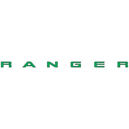 Adesivo Letreiro Tampa Traseira Ford Ranger 2013