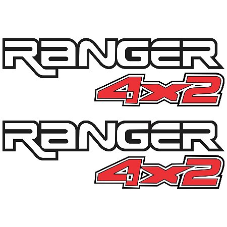 Adesivos Faixa Caçamba Ford Ranger 4x2