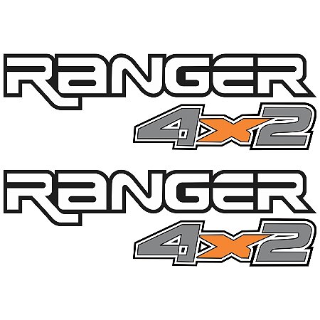 Adesivos Faixa Caçamba Ford Ranger 4x2