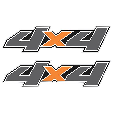 Emblema Adesivo 4x4 Ford Ranger 2008 Par
